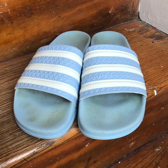 adidas slides baby blue